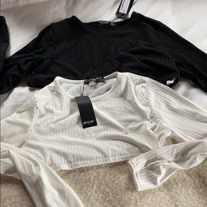 2 Nasty gal NWT crop tops!
